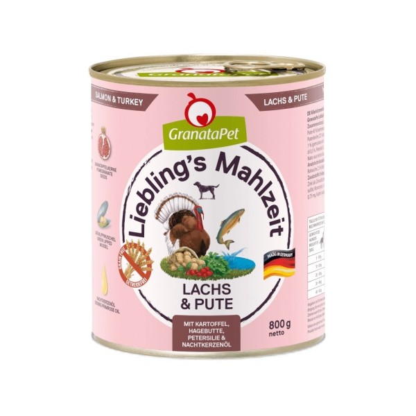 GRANATAPET Liebling's Mahlzeit Salmon and turkey ...
