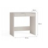 MARINA 2S Desk Colour Cashmere