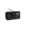 Sharp DR-P420(BK) Tokyo Portable Digital Radio, FM/DAB/DAB+, Bluetooth 5.0, USB or Battery Powered, Midnight Black | Sharp | Tokyo Portable Digital Radio | DR-P420(BK) | Midnight Black | USB port | Bluetooth | FM radio | Headphone out