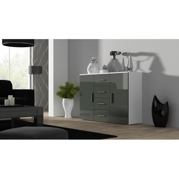 Cama living room sideboard UNI white/grey ...