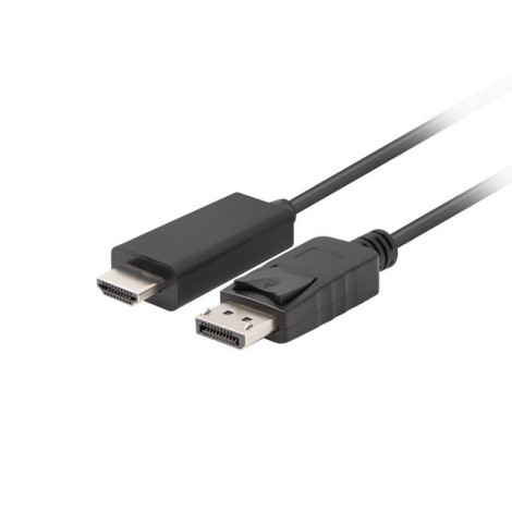 Lanberg | DisplayPort to HDMI Cable | DisplayPort Male | HDMI Male | DP to HDMI | 1 m