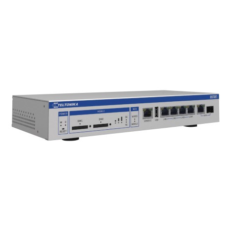 Teltonika RUTXR LTE Router Teltonika Enterprise Rack-Mountable SFP/LTE Router RUTXR1 802.11ac 867 Mbit/s 10/100/1000 Mbit/s Ethernet LAN (RJ-45) ports 4xLAN ports, 1xSFP port, 1xWAN port MU-MiMO Yes 4G 1