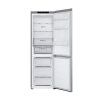 LG | Refrigerator | GBV3100DPY | Energy efficiency class D | Free standing | Combi | Height 186 cm | No Frost system | Fridge net capacity 234 L | Freezer net capacity 110 L | Display | 35 dB | Silver