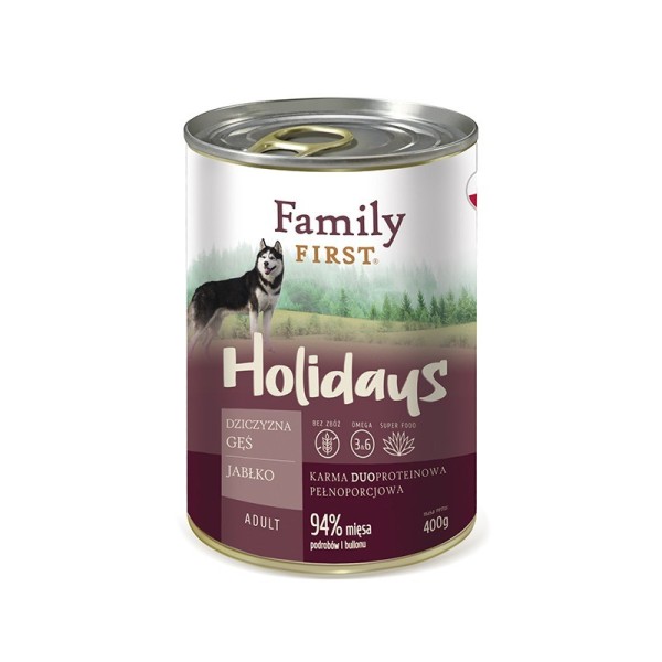 FAMILY FIRST Holidays Adult Venison, goose, ...