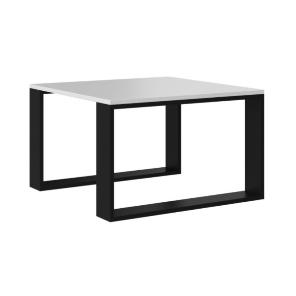 MODERN MINI table 67x67x40 cm White/Black