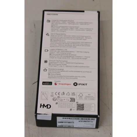 SALE OUT. Nokia Fusion 5G Smartphone 8/256GB Black (101SQ503H038) | Nokia UNPACKED, SCRATCHES ON BACK COVER