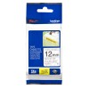 Brother | TZe-S131 Strong Adhesive Laminated Tape | Black on Clear | TZe | 8 m | 1.2 cm