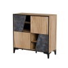 Cama 4D bookcase OVO 90x38xH90 oak/concrete