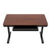 Tuckano Electric height adjustable desk ET119W-C Black/Walnut