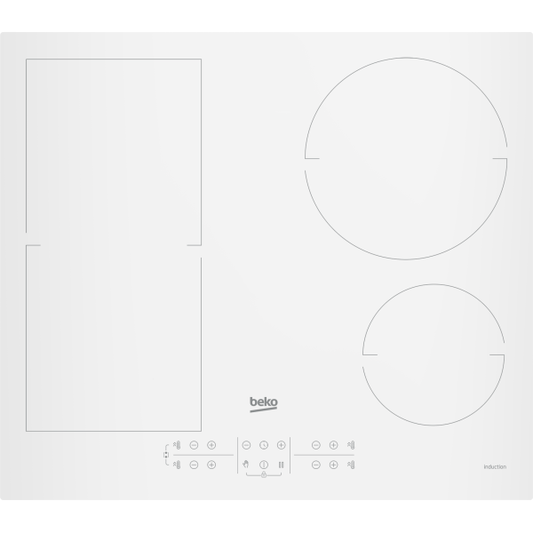 Beko HII64200FMTW hob White Built-in 60 ...
