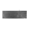 Natec | Keyboard | Discus 2 Slim | Standard | Wired | US | Black | USB 2.0 | 424 g | Numeric keypad