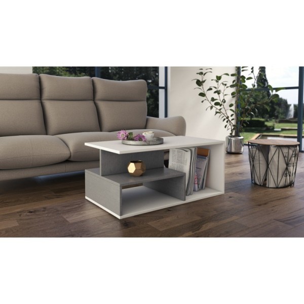 Topeshop PRIMA BETON BIEL coffee/side/end table ...