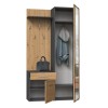 Topeshop GARD DUO ANT/ART KPL entryway cabinet