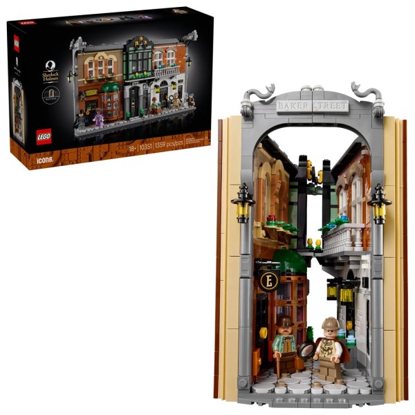 LEGO ICONS 10351 Sherlock Holmes: Book ...