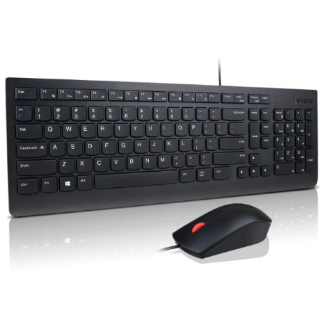 Lenovo Essential Wired Keyboard and Mouse Combo AI Nordic | Lenovo