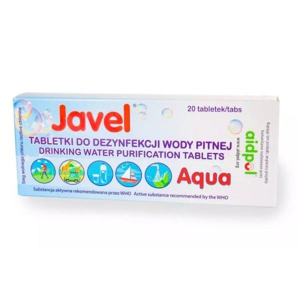 Tabletki do odkażania wody Javel Aqua ...