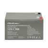 Qoltec 53076 AGM battery | 12V | 7Ah | max. 105A | Security