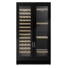 Caso 00674 Wine Cooler WineChef Duo, Up to 122 bottles, Compressor Technology, Black