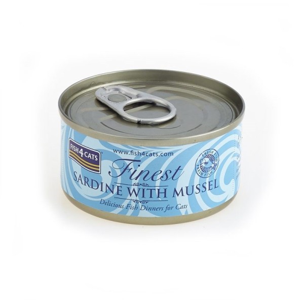 FISH4CATS Sardine with mussel - wet ...