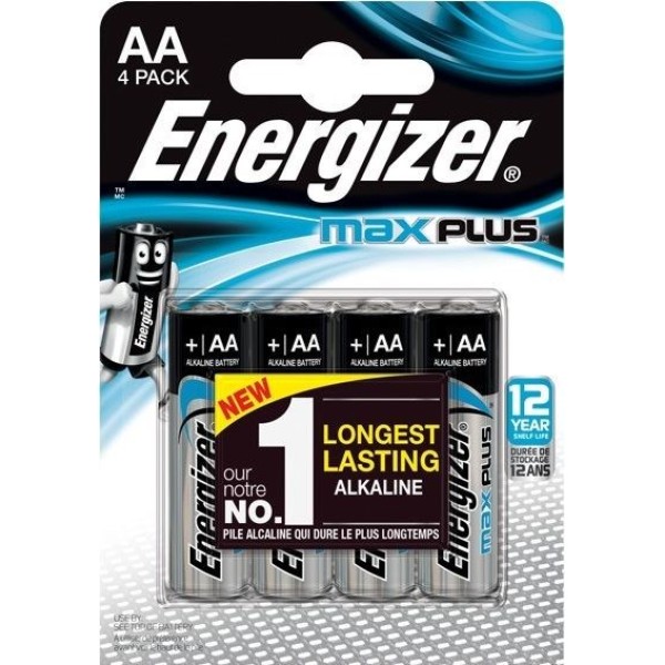 ENERGIZER BATTERY MAX PLUS AA LR6, ...