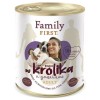 FAMILY FIRST Adult Rabbit with pear - Wet dog food - 800 g