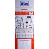 Krause Dopplo double-sided step ladder silver