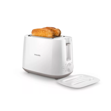 Philips | Toaster | HD2582/00 | Power 760 - 900 W | Number of slots 2 | Housing material Plastic | White