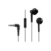 Panasonic | Headphones | RP-TCM55E-K | Wired | In-ear | Microphone | Black