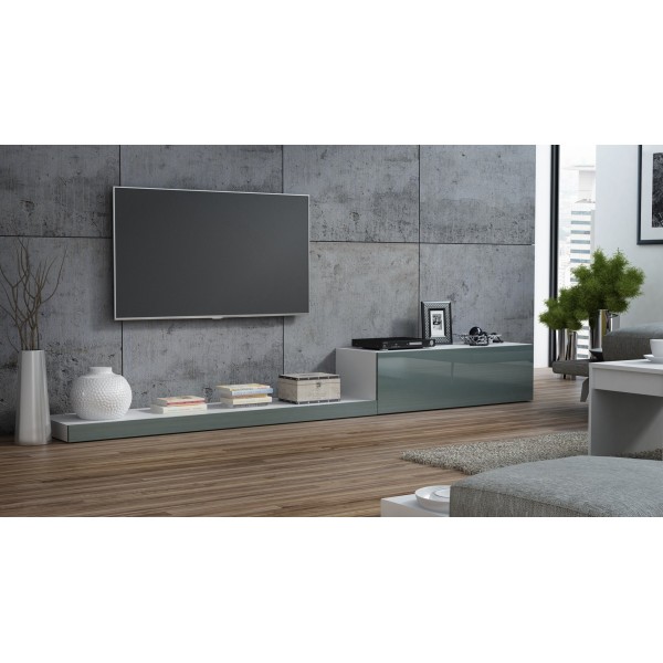 Cama TV stand LIFE 300/42/35 white/grey ...