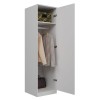 Topeshop SD-50 BIEL KPL bedroom wardrobe/closet 5 shelves 1 door(s) White