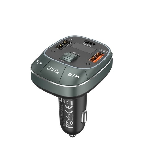 CAR FM TRANSMITTER+CHARGER USB/3P BLACK FFLB0 VENTION