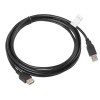 Lanberg CA-USBE-10CC-0030-BK USB cable USB 2.0 3 m USB A Black