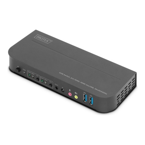 DIGITUS KVM Switch 2x1 HDMI HDMI Out USB