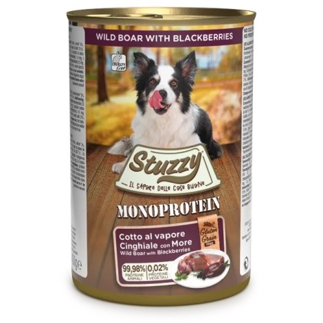 STUZZY Monoprotein Wild Boar - wet dog food - 400 g