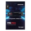Samsung | 990 PRO | 1000 GB | SSD form factor M.2 2280 | Solid-state drive interface PCIe Gen4x4 | Read speed 7450 MB/s | Write speed 6900 MB/s