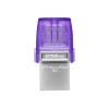 Kingston | DataTraveler | DT Micro Duo 3C | 256 GB | USB Type-C and Type-A | Purple