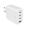 Fixed GaN 3xUSB-C/USB Travel Charger 100W | FIXCG100-3CU-WH