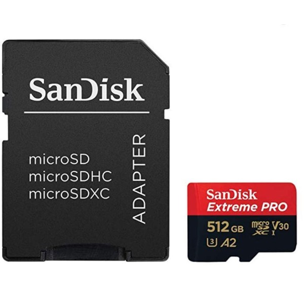 MEMORY MICRO SDXC 512GB UHS-I/W/A SDSQXCD-512G-GN6MA ...