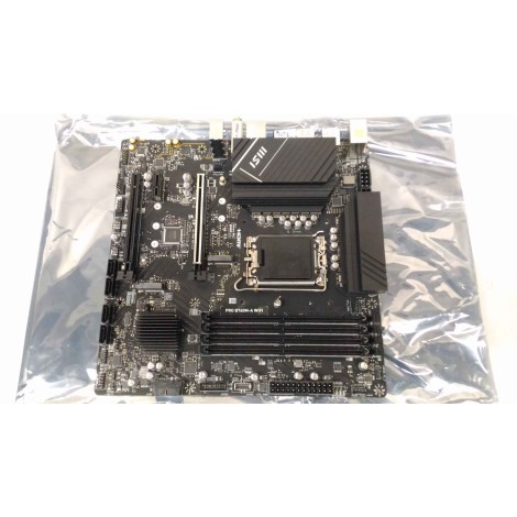 SALE OUT. MSI PRO B760M-A WIFI 1700 | MSI PRO B760M-A WIFI | Processor family Intel | Processor socket  LGA1700 | Memory slots 4 | Supported hard disk drive interfaces SATA, M.2 | Number of SATA connectors 4 | Chipset Intel B760 | mATX | USED, REFURBISHED