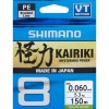 Plecionka Shimano Kairiki 8 0,060mm 150m 5,3kg M. Green