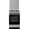 INDESIT Cooker | IS5G1PMX/E/1 | Hob type Gas | Oven type Gas | Stainless steel | Width 50 cm | Grilling | Depth 60 cm | 59 L