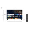 TCL S54 32S5400A TV 81.3 cm (32") HD Smart TV Wi-Fi Silver