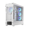 Fractal Design | Pop XL Air RGB | Side window | White TG Clear Tint | E-ATX up to 280 mm, ATX , mATX, Mini ITX | Power supply included No | ATX