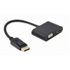 I/O ADAPTER DISPLAYP. TO HDMI/VGA A-DPM-HDMIFVGAF-01 GEMBIRD