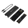 NATEC NKZ-2286 storage drive enclosure SSD enclosure Black M.2