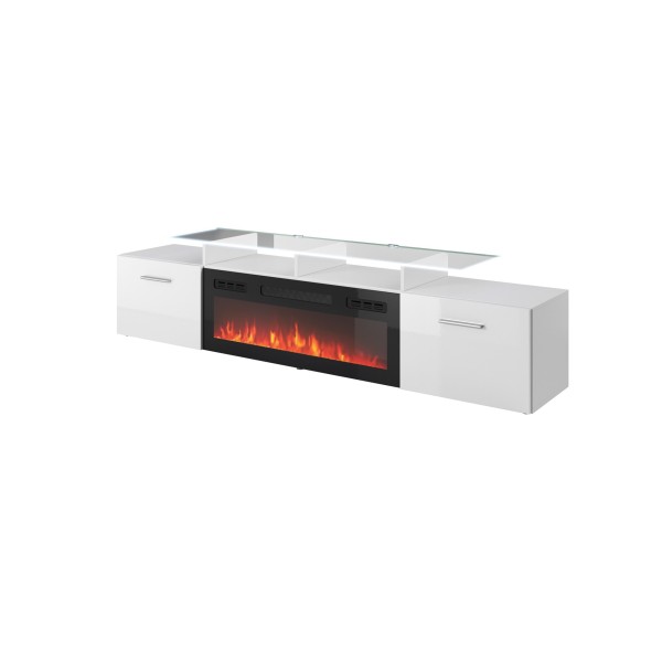 RTV cabinet ROVA with electric fireplace ...