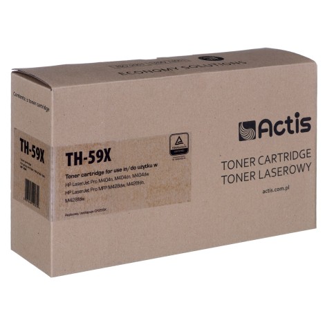 Actis TH-59X Toner (replacement for HP CF259X; Supreme; 10000 pages; black). With a chip. We recommend disabling the printer software update, the new update may cause problems with the toner not working properly