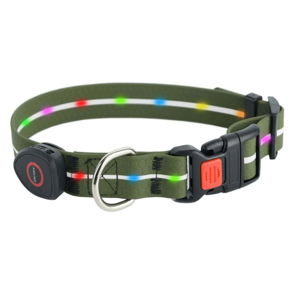 DOGGY VILLAGE Signal collar MT7117 dark ...