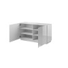 Cama sideboard 2D REJA white gloss/white gloss