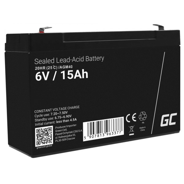 Green Cell AGM40 UPS battery Sealed ...